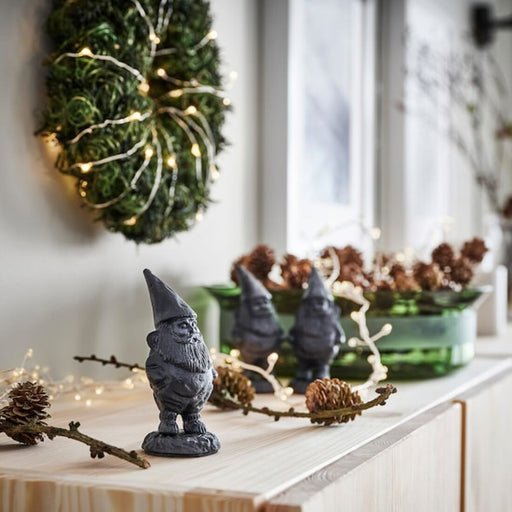 Upgrade your holiday decor with IKEA's Santa Claus Anthracite Decoration - a unique and stylish addition to any holiday table 00503789