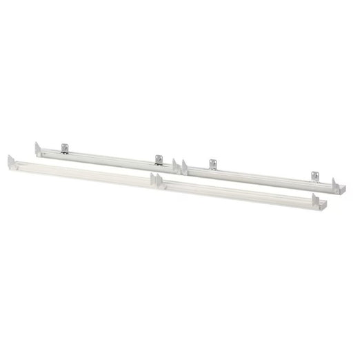 Digital Shoppy IKEA Rail w fittings for sliding doors, white, 120 cm, for sliding rail track system,  door track, rails, and rollers, 60395584