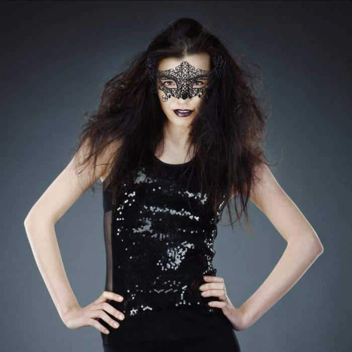 Digital Shoppy Women's Fashion Lace Eye Masks for Masquerade Halloween Venetian Costumes Fancy Dress Carnival Dancing Night Club Event Parties