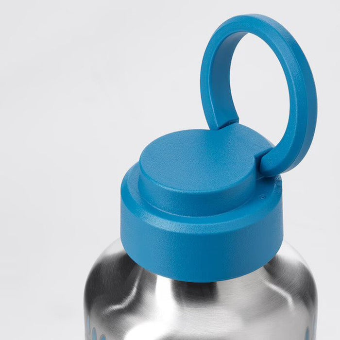 Digital Shoppy IKEA Water bottle, patterned/blue, 0.5 l 80515420 container storage steel drinks online price