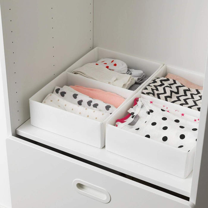 A collapsible box with compartments featuring a lightweight and compact design that makes it perfect for organizing clothes 60421328