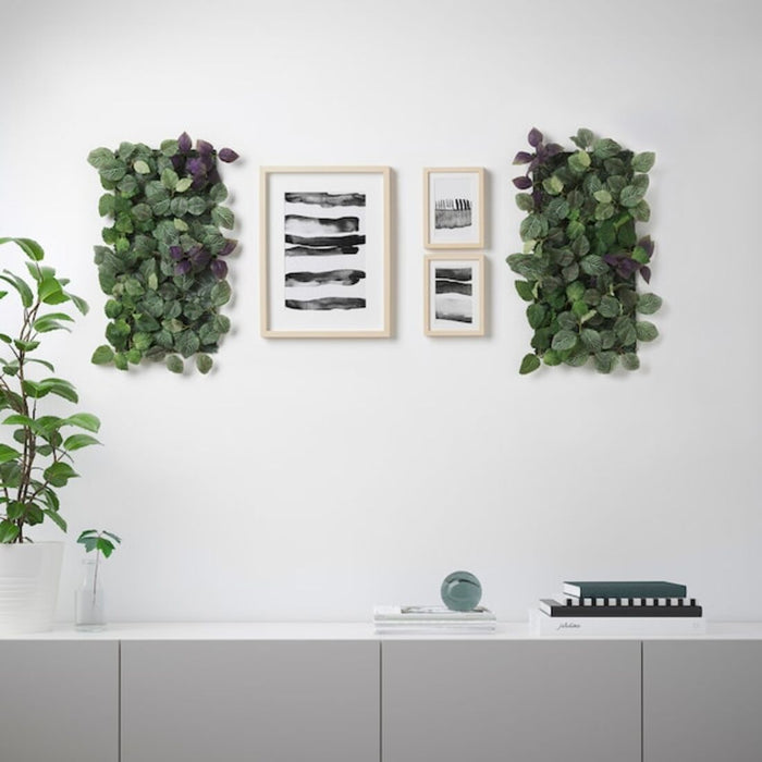 Digital Shoppy IKEA Artificial Plant, Wall Mounted/in/Outdoor Green/Lilac, 26x26 cm (10 ¼x10 ¼ ), 70357096,artificial plant with pot online , natural looking artificial plants ,artificial plant for home decoration, artificial trees with pots