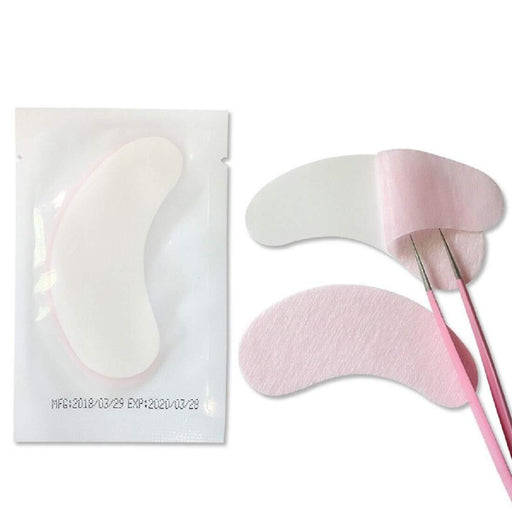 Digital Shoppy Under Eye Pads Paper Patches Sticker Wraps Eyelash Extension Make Up Tool (Tran Pearl Pink)