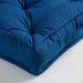 An elegant, embroidered blue floor cushion from IKEA, great for adding a touch of sophistication. 00415844, 90540221,10540220, 70540222