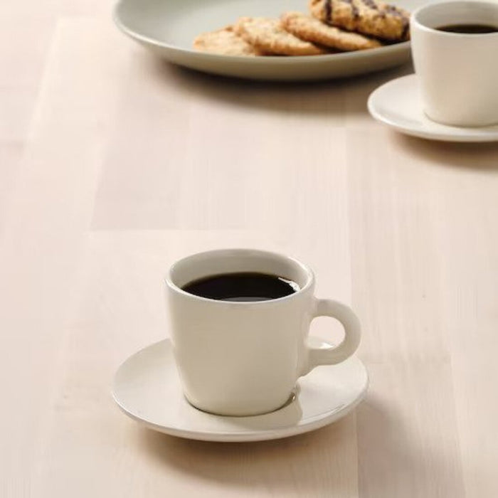 The cups hold a generous amount of liquid, making them suitable for coffee, tea, or even hot cocoa  80483631