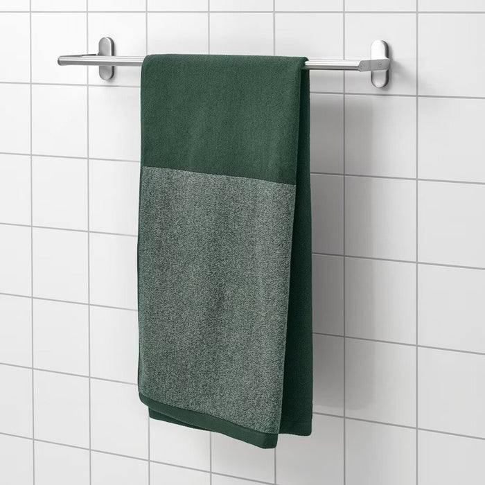 IKEA Bath towel, dark Green/mélange, 70x140 cm (28x55 ") price online home bath towel digital shoppy 40510486