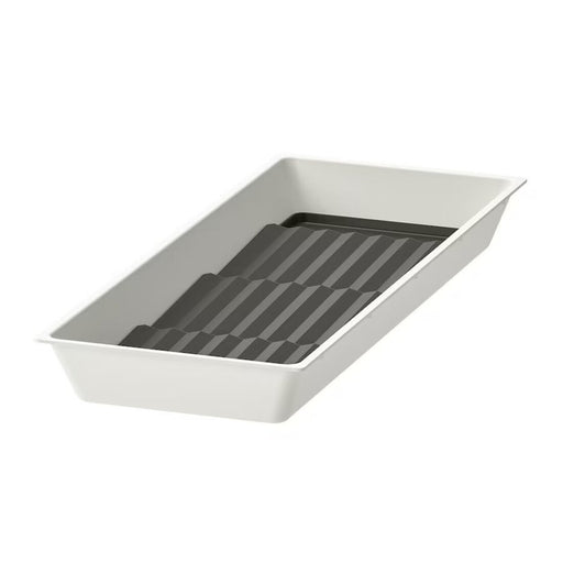 Digital Shoppy IKEA Tray with spice rack, white/anthracite, 20x50 cm (8x19 1/2 ") tray-rack-in-modular-kitchen-digital-shoppy-39432710