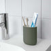 A toothbrush holder made of durable stoneware from IKEA 00496798, 80444809