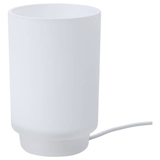 Digital Shoppy IKEA Table lamp for study ,for bedroom,for drawing  Frosted Glass white, 16 cm. 10504948 , A modern white frosted glass table lamp from IKEA, measuring 16 cm. 