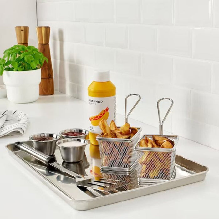  IKEA Serving tray, stainless steel price online serving tray for snacks serving tray for set serving tray for kitchen digital shoppy 00516701.