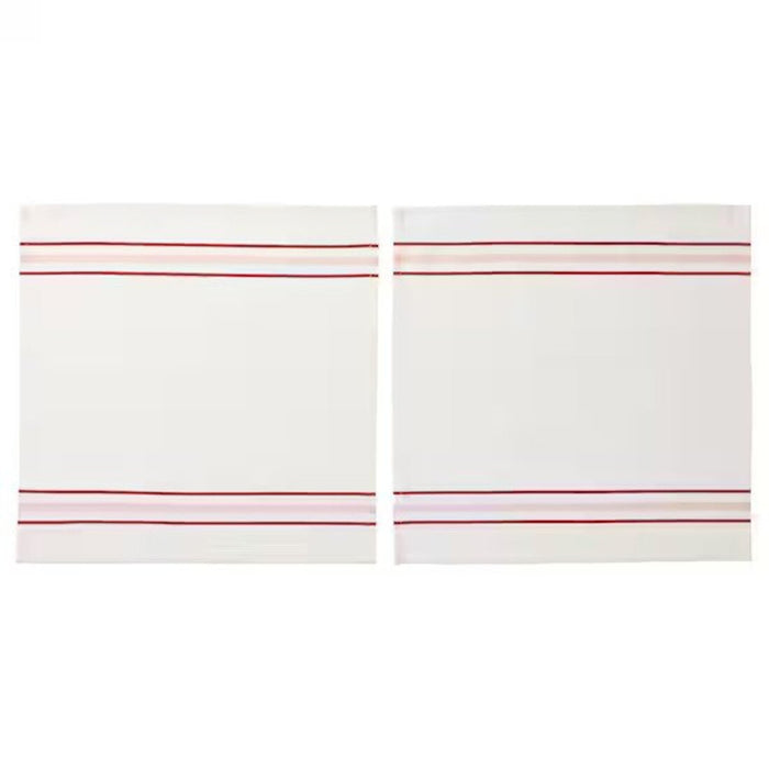 Digital Shoppy IKEA Napkin, white/red, 45x45 cm (18x18 ") (pack of 2) 20514287 napkin wipe mouth soft online price