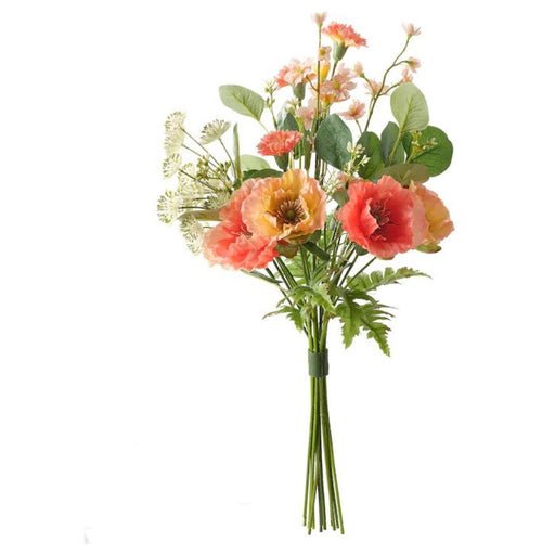 Digital Shoppy IKEA Artificial bouquet, in/outdoor orange-pink/pink, 50 cm (19 ¾ ") ,Artificial flower decoration for a home, artificial flower online india , artificial flowers for table decoration ,90506646