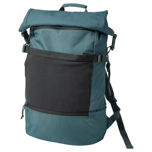 A large capacity IKEA backpack with room for laptops, books, and other essentials, perfect for school or work.