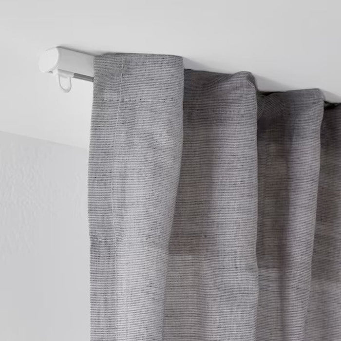 Hanging solution for curtains with the IKEA single-track rail 20489532