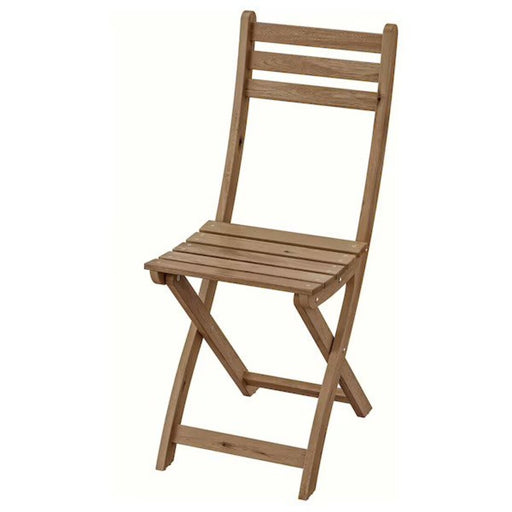 Digital Shoppy IKEA Chair, chair price, chair online, chair foldable for home, outdoor, foldable light brown stained , Alt text for Chair, outdoor, foldable light brown stained: "Foldable outdoor chair in light brown stain, perfect for enjoying the outdoors in style and comfort. 70240030