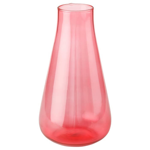 A tall Ikea vase that makes a statement in an entryway with its unique shape and style.  50497328 