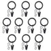 Digital Shoppy IKEA Curtain ring with clip and hook, black, 25 mm (1 ") 90217241 homes office interior simple online