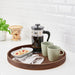 Large walnut tray, 42 cm in diameter - spacious and convenient for serving and display  00504736