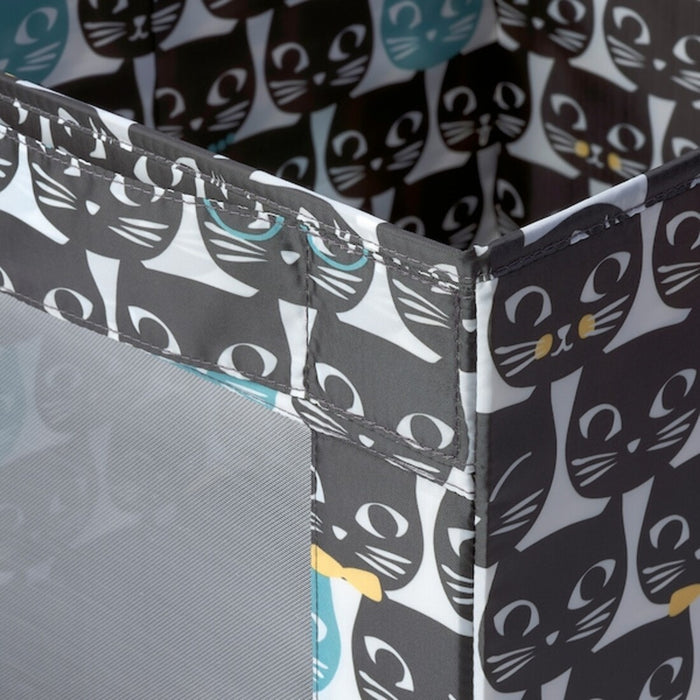 Digital Shoppy IKEA Box, white/black patterned38x42x33 cm (15x16 ½x13 ")