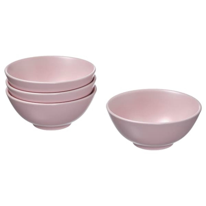 Digital Shoppy IKEA Bowl, matt light pink,12 cm (4 ½ ") pack of 4 ikea-bowl-matt-light-pink12-cm-4- online-price-home-decorative-bowl set- digital-shoppy-80478205