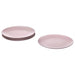  Digital Shoppy IKEA Plate, matt light pink, 26 cm (10 ") PACK OF 4 