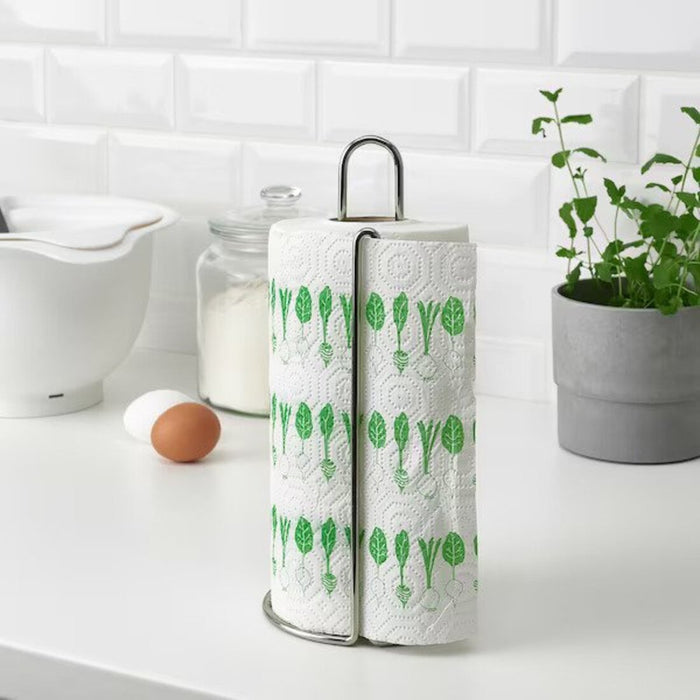 Digital Shoppy IKEA Kitchen roll, patterned bright green/white (pack of 2) , price, online, paper napkin, kitchen cleaning, 50530747