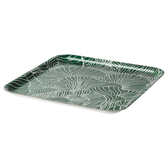A sleek and practical tray from IKEA, perfect for serving drinks and snacks or as a decorative centerpiece 90511054      