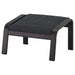 Digital Shoppy IKEA Footstool with Cushion, Knisa Black, 55x59 cm (21 5/8x23 1/4 ") online, price, stool for adults, furniture item, 50208149     