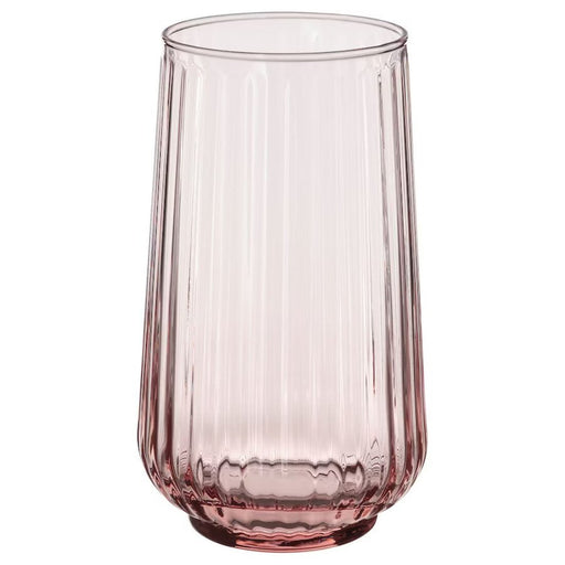 A practical and versatile vase made of clear plastic, featuring a tapered shape and suitable for any occasion.