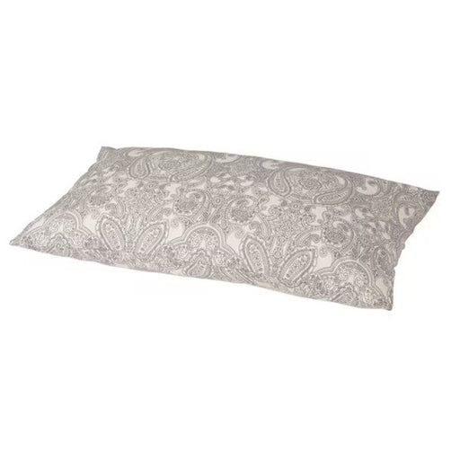 Grey cotton pillowcase from IKEA, soft and comfortable fabric with a simple rainbow design 70501490