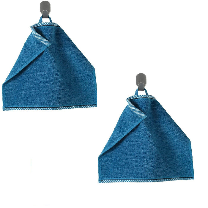 Digital Shoppy IKEA Washcloth, Blue, 30x30 cm (12x12 ) Pack of 2 60414733 body cotton microfiber soap dirt online low price