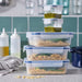 Digital Shoppy IKEA Food container with lid, rectangular/plastic1.0 l (34 oz) 50507964 store food use online low price