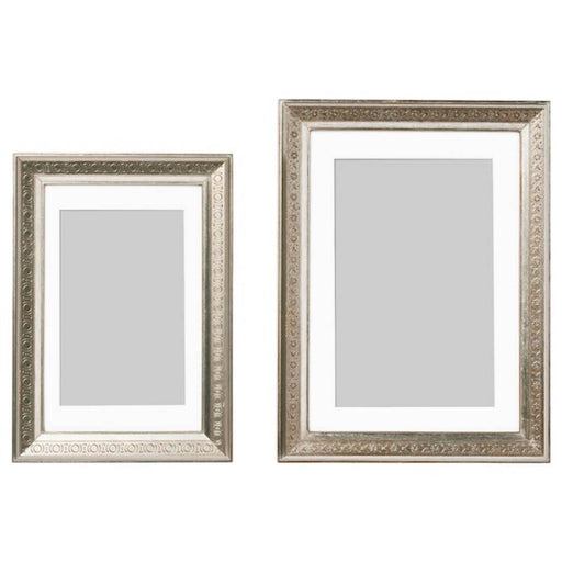 A sleek photo frame with a white mat, perfect for displaying your favorite memories 10427945