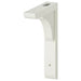 The Ikea Bracket in white, made of sturdy metal and designed to support heavy-duty wall shelves.- 60430554   