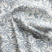 A close-up of a striped cotton tea towel with fringed edges 20493077 