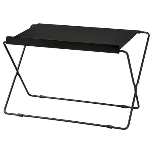 A side view image of a black laptop stand from IKEA, highlighting its sleek and modern design.  online, price,  80526466