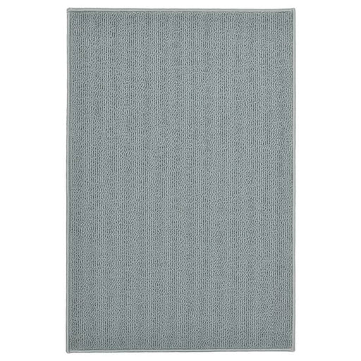 Grey bath mat from IKEA with plush texture and anti-slip backing for added safety and comfort 80509787