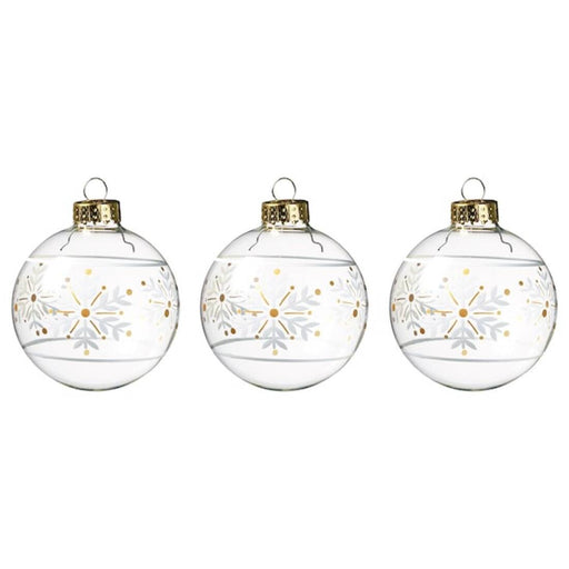 IKEA's Clear Glass Bauble Decoration, perfect for adding elegance to any room 10498952