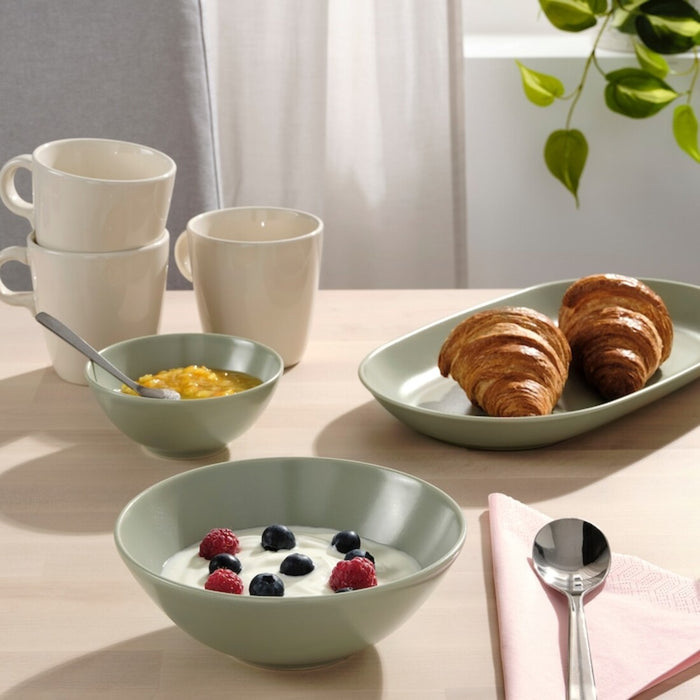 Digital Shoppy IKEA Bowl, matt Green, 16 cm (6 ½ ")ikea-bowl-matt-green-16-cm-6-ceramic-bowls-stoneware-bowl-rounded-sides-with-lids-bowl set-price-online-set of bowl-digital-shoppy-10478138