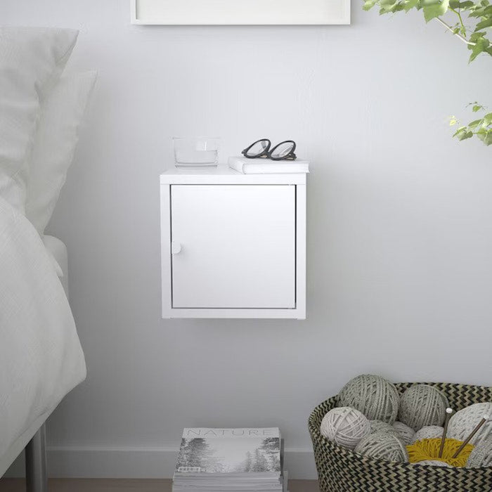 IKEA LIXHULT Cabinet, metal/white, 25x25 cm (9 7/8x9 7/8 ")