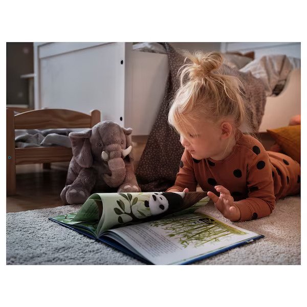 A playful and cute elephant and grey set from the IKEA Soft Toy collection, ideal for kids of all ages.