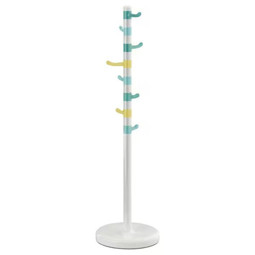 Digital Shoppy IKEA Clothes stand, white/multi color, 128 cm (50 3/8 ") children storage online stand price, A white and multi-colored clothes stand from IKEA, standing at 128 cm, with various items of clothing hanging from it.  20484501  