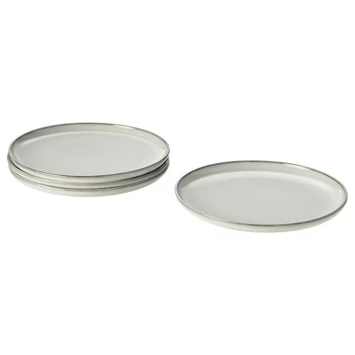 Digital Shoppy IKEA Plate, Grey, 25 cm (Pack of 4)-ikea-deep-plate-deep-plates-for-pasta-deep-plates-ceramis-deep-plates-online-digital-shoppy-30457149