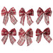The vibrant and festive red and white color combination of the IKEA Bow, complementing any holiday decor style 20502114