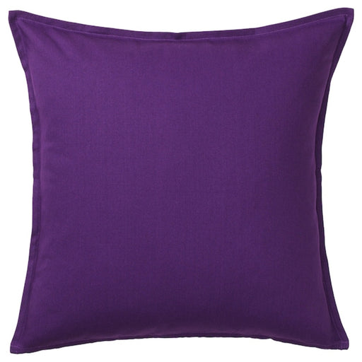 IKEA cushion cover in a neutral DARK LILACcolor, with a textured surface and a zipper closure80443782