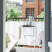 Digital Shoppy IKEA Balcony table, white, 50 cm (19 5/8 ") 50461348 outdoor table furniture online price