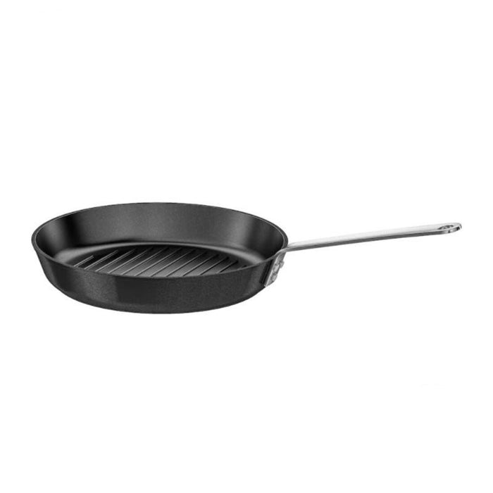 A versatile grill pan suitable for use on all stovetops, including induction cooktops 40343874