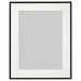 A sleek black photo frame with a white mat, perfect for displaying your favorite memories 00314307