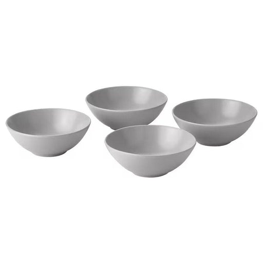 Digital Shoppy IKEA Bowl, Glossy grey ,eramic-bowls-stoneware-bowl-rounded-sides-with-lids-digital-shoppy- 12 cm (4 ½ ") 90479370
