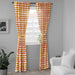 IKEA curtain, hanging from a tension rod.-90522707 